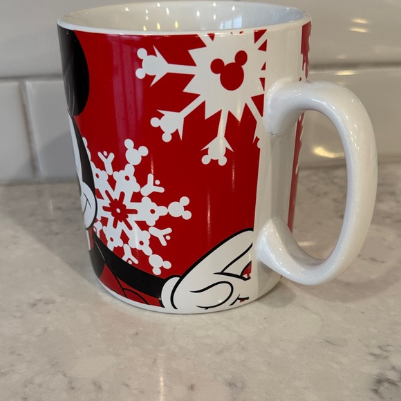 Disney Red and White Oversized Minnie Mouse Festive Mug - Picture 3 of 6
